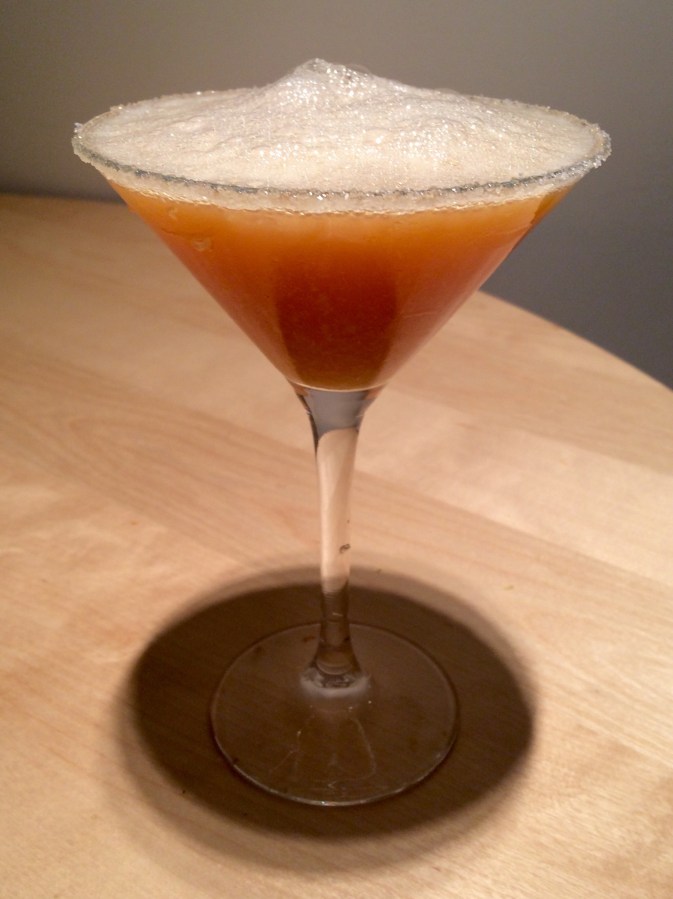 The Lemon Iced Tea Martini with Foam