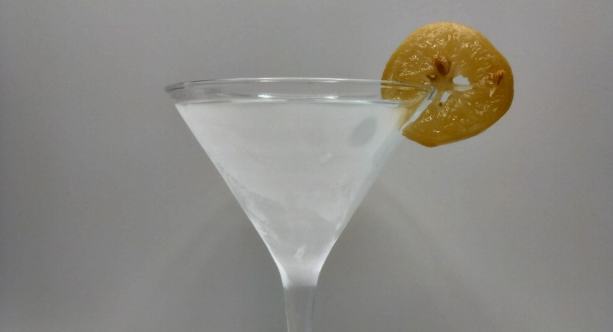 A Maghreb Martini with Preserved Lemons