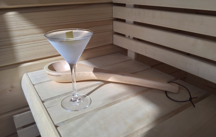 The Perfect Pair: combining martinis with a Finnish sauna experience